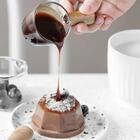 10 Molheiras Cremeira De Vidro 100ml Cabo De Bambu Lyor Calda