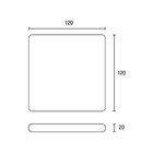 10 Painel De Led Blumenau Frameless Quadrado Sobrepor/embutir