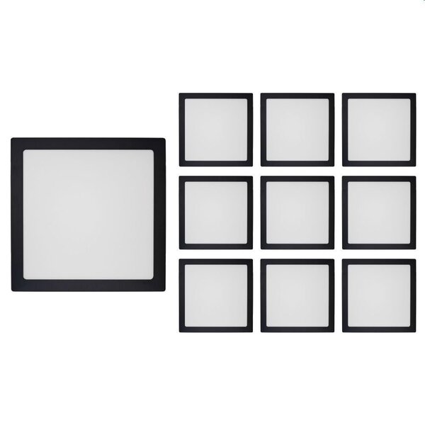 10 Painel De Led Blumenau Slim Quadrado De Embutir 24w Bivolt