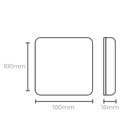 10 Painel De Led Taschibra Frameless Quadrado Sobrepor/embuti