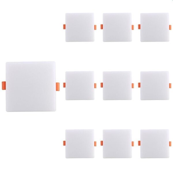 10 Painel De Led Taschibra Frameless Quadrado Sobrepor/embuti