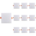 10 Painel De Led Taschibra Frameless Quadrado Sobrepor/embuti