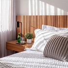 10 Painel Mdf Placa Madeira Ripada Freijó Revestimento Parede