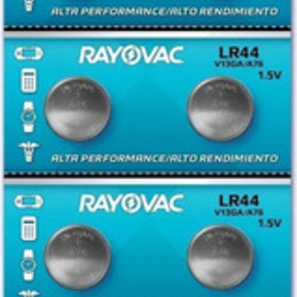 10 Pilha Bateria Lr44 A76 Ag13 Rayovac 1 Cartela