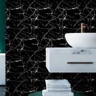 10 Piso Marmore De Espuma Revestimento Autocolante Preto 30x3