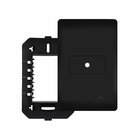 10 Placa Saída De Fio Com Suporte Fame Habitat Black 4x2 Preto