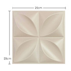 10 Placas Decorativas Revestimento De Parede Pvc 3d - Pétalas