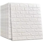 10 Placas Painel 70x77cm 3d De Parede Espuma Tijolo Auto Ades