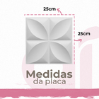 10 Placas Pvc 3d Revestimento De Parede Decorativa Petalas Al