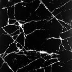 10 Placas Vinílico Adesivo Parede 3d Mármore Preto Brilho