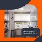 10 Plafon Led 18w Borda Infinita Quadrado Sobrepor E Embutir