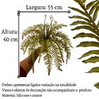 10 Plantas Artificiais Buque De Samambaia Premium Decoração D