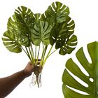 10 Plantas Artificiais Costela De Adão Artificial Luxo Folhas