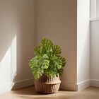 10 Plantas Artificiais Costela De Adão Artificial Luxo Folhas