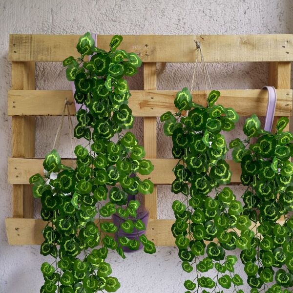 10 Plantas Artificiais Folhagens Para Decorações Suspensas Mo