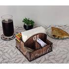 10 Porta Guardanapos Sachê De Mesa Mdf Restaurante 1 Ao 10 Za