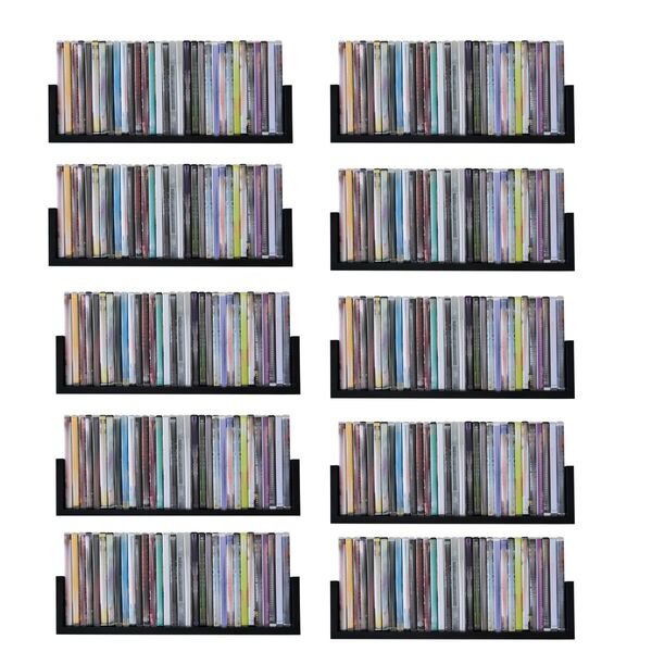 10 Prateleira Para Dvds Cds Jogos Game Coleções