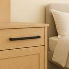 10 Puxadores Alça Para Móveis 358mm Preto Fosco Zamac Balcão