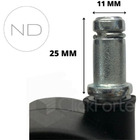 10 Rodinhas  Pino Com 11mm