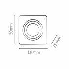 10 Spot De Embutir Recuado Save Energy Ar70 Gu10 Bivolt Branco