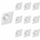 10 Spot De Embutir Recuado Save Energy Par 30 E27 Bivolt Bran