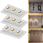 10 Spot Embutir De Led Luzon 6w 24° Branco Linear 4000k