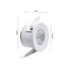 10 Spots De Embutir Para Móvel Nordecor Elysa Redondo Led 1w