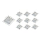 10 Spots De Embutir Recuado Save Energy Mr16 Gu10 Bivolt Bran