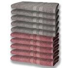 10 Toalhas Super Felpudas Grande E Grossa 80x150 5 Rosê 5 Cin