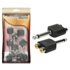 10x Adaptador P10 Mono Para 2 Rca Original - Alta Qualidade