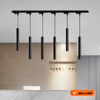 10x Adaptador P/ Colocar Pendente Trilho Eletrificado Preto