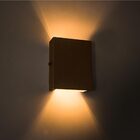 10x Arandela Slim 2 Focos Marrom + Led G9 5w Bivolt Branco Qu