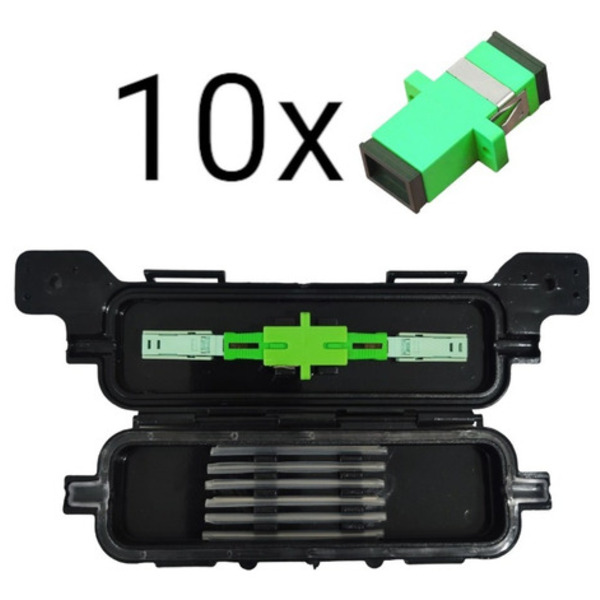 10x Caixa De Emenda Ceo Cabo Drop Acoplador Ou Tubette 10x Ca