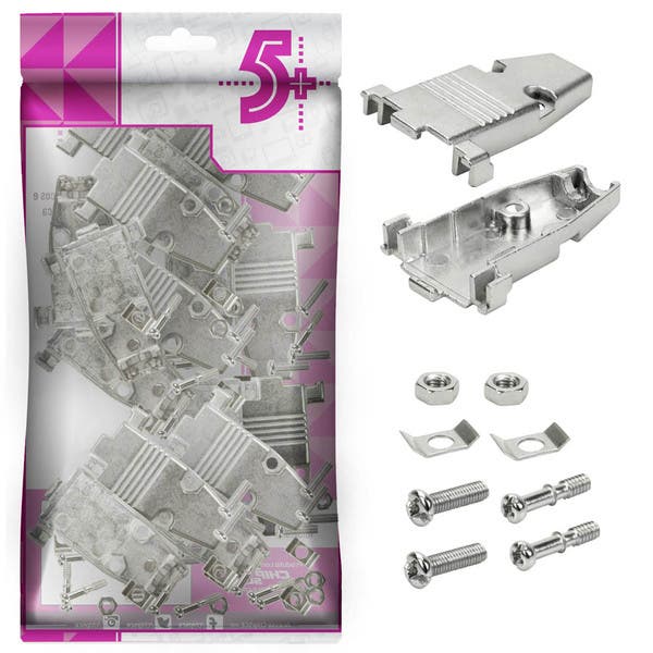 Kwmobile 10x Conector Blindado De Red RJ45-10x Módulo Con Carcasa
