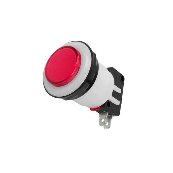 10x Chave Botão Arcade Jukebox Fliperama Pbs-29 - Vermelha