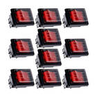 10x Chave Liga/desliga 4 Pólos Gangorra 16a-250v / 20a-125v