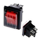 10x Chave Liga/desliga 4 Pólos Gangorra 16a-250v / 20a-125v