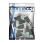 10x Conector Bnc Fêmea Com Borne Para Cftv - 50 Ohms
