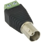 10x Conector Bnc Fêmea Com Borne Para Cftv - 50 Ohms