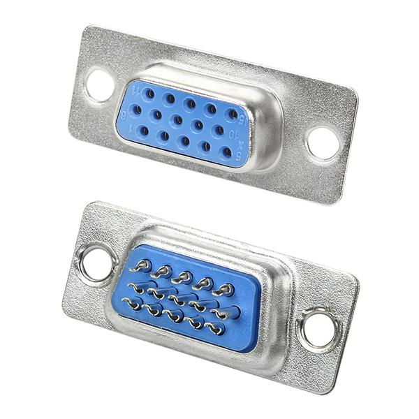 10x Conector Db15 Fêmea Solda Fio Svga Serial Alta Qualidade