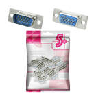 10x Conector Db15 Macho Solda Fio Svga Serial Alta Qualidade