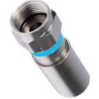 10x Conector F Compressão Rg-6 Prova D'água Alta Qualidade