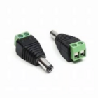10x Conector Plug P4 Macho Com Borne P/ Cftv Câmera Fonte