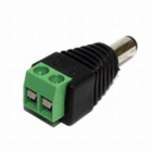 10x Conector Plug P4 Macho Com Borne P/ Cftv Câmera Fonte