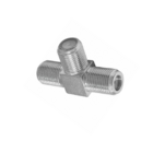 10x Emenda T Cabo Coaxial Tipo F - Antena Rg59 / Rg6