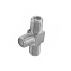 10x Emenda T Cabo Coaxial Tipo F - Antena Rg59 / Rg6