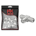 10x Emenda T Cabo Coaxial Tipo F - Antena Rg59 / Rg6