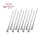 10x Espetos De Inox 60cm Coração Laurindos Churrasqueiras