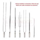 10x Espetos De Inox Com Lâmina 60cm 6-espada E 4-coração