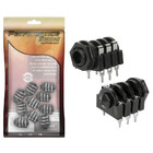 10x Jack J10/p10 Fêmea Estéreo Painel Placa Circuito Fechado